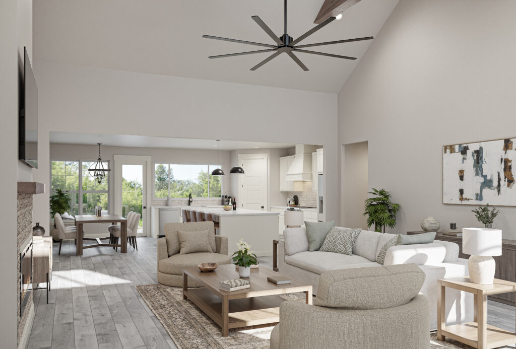 Timeless Traditional Open Concept