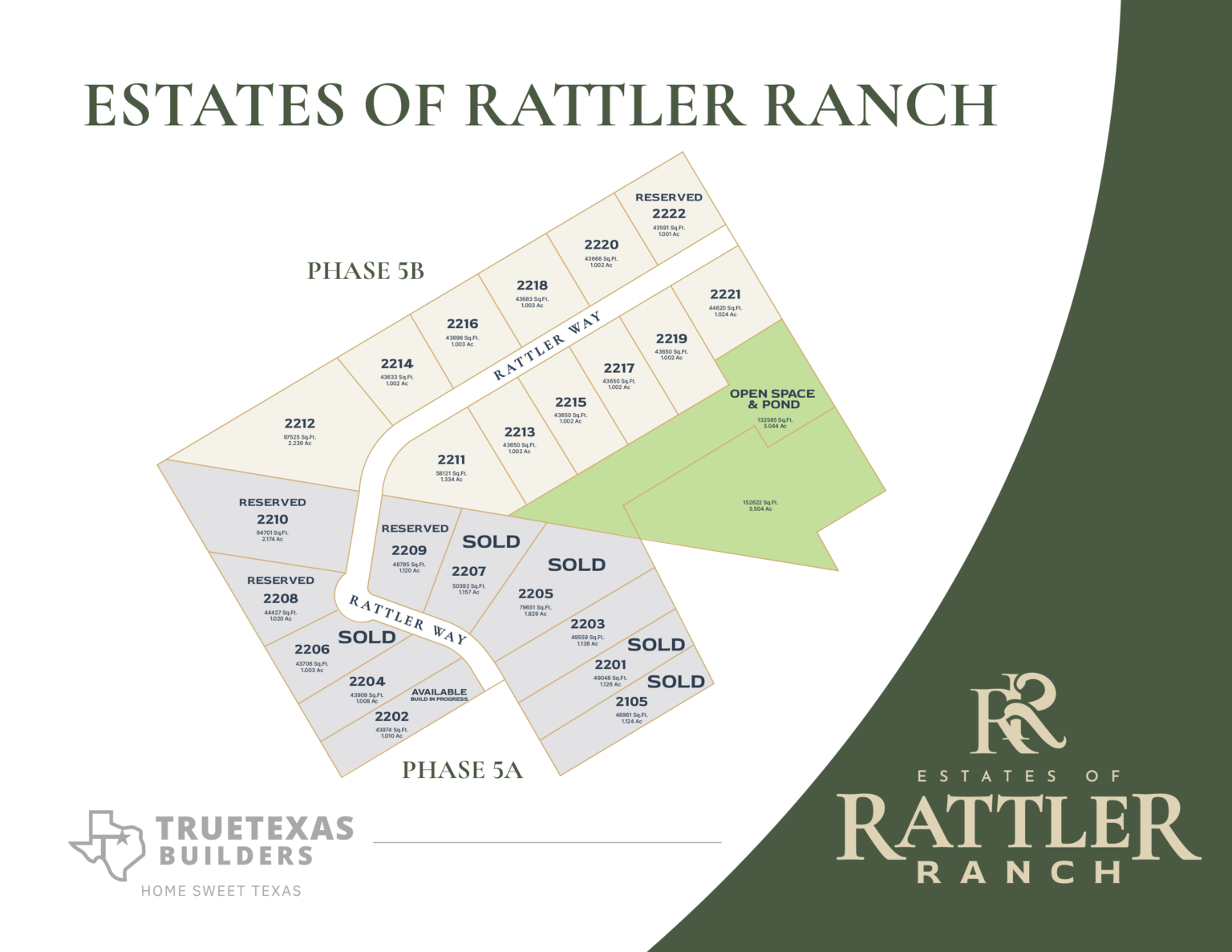 Metzler Ranch Map Estates of Rattler Ranch - True Texas Builders